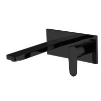 Cмеситель Fima Carlo Frattini Serie 22 F3830WX5NS для раковины, встраиваемый, излив 15.4 см, чёрный матовый