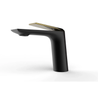 Смеситель для раковины Arrow AMP1145H без донного клапана, черный матовый