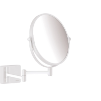 Косметическое зеркало x 3 Hansgrohe AddStoris 41791700, цвет белый матовый