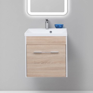 Тумба под раковину Aquanet Августа 58 210027 дуб сонома