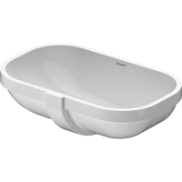 Раковина Duravit D-Code 0338490000 встраиваемая снизу, 52х32 см, белый