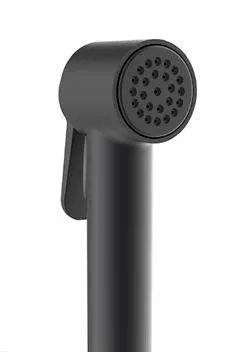 гигиенический душ со смесителем bossini paloma brass e34007b.073 черный матовый