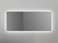 Salini Salini Зеркало для ванны OMBRA 80х90х2.5см., с LED подсветкой, влагостойкое AGC Сrystalvision, сенс. выкл., крепления, обогрев, антизапот.