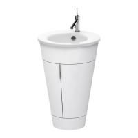 Duravit Starck 1 Тумба напольная 600x560xh825 мм, для раковины #040658, с 2мя дверцами, 1 полка, цвет: white satin matt