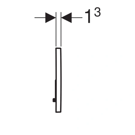 смывная клавиша 115.770.lb.5