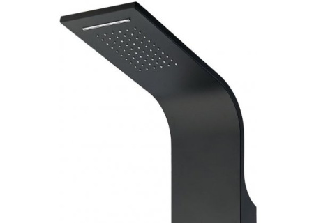 душевая панель aquanet galaxy black ap40-04 237439 черный матовый