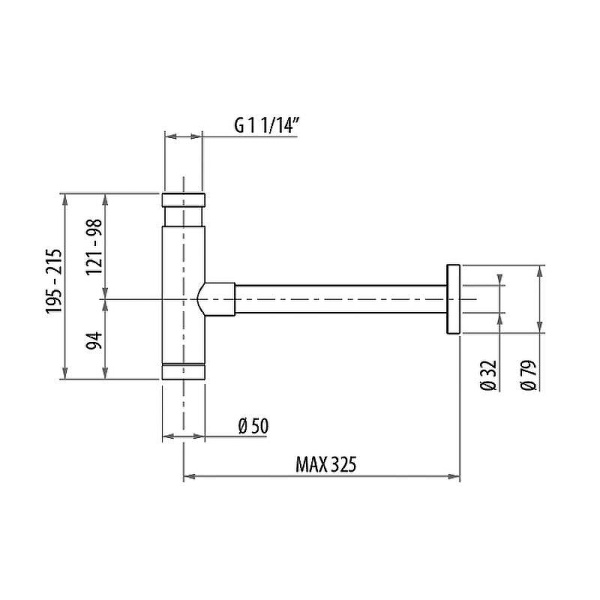 сифон gattoni accessori 0160/00d0 для раковины, цвет: золото