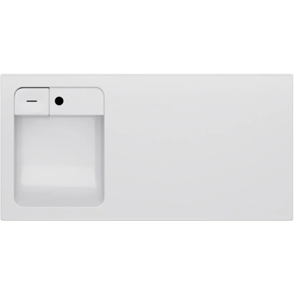 раковина am.pm x-joy m85awpl1001wg с местом под стиральную машину, l , 100x50 см, белая