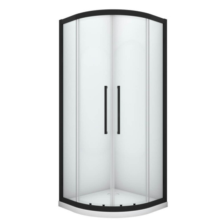 Душевой уголок Black&White Stellar Wind S801-90×90 профиль Блеск серебра стекло прозрачное