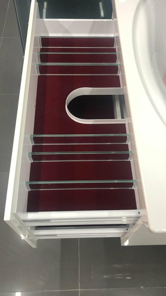 тумба под раковину villeroy & boch la belle 90x48x43.5 см a584 00 dj, подвесная, белый глянцевый