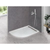 душевой поддон из искусственного камня cezares tray as 100x80 r tray-as-rh-100/80-30-w-r белый