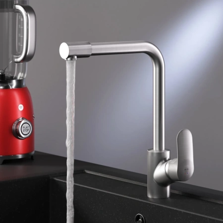 смеситель для кухни am.pm like f8005711, цвет сатин