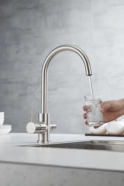 смеситель для кухни с фильтром paulmark essen es213211-ni + h851p00