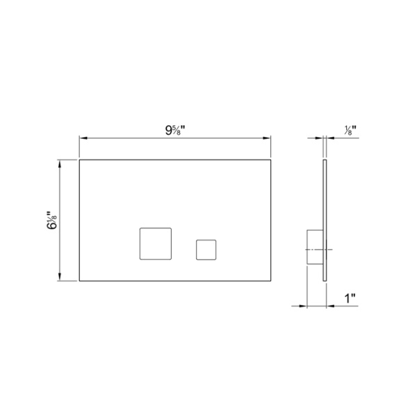 кнопка смыва fantini 91 p9 8403 для инсталляции, сочетается с geberit sigma8, sigma12, matt copper pvd