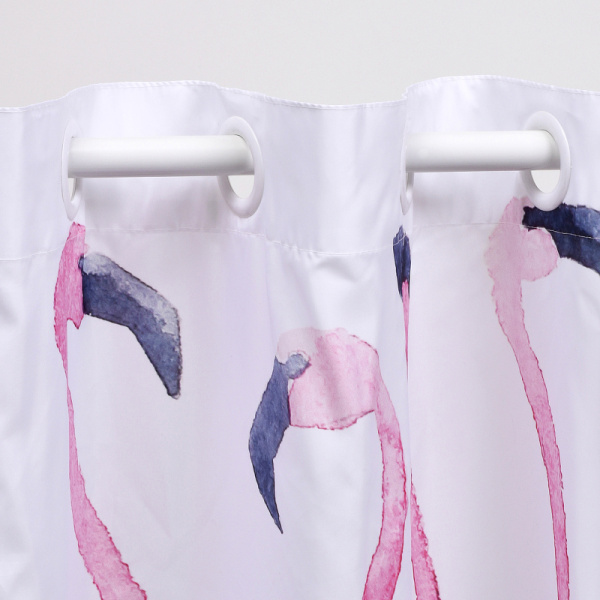 Штора для ванны WasserKRAFT Lossa 200х200 SC-81102 цвет белый