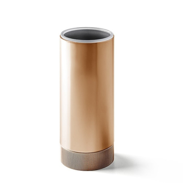 Стакан для зубных щеток 3SC Ribbon RB03AGDRM розовое золото Стакан для зубных щеток 3SC Ribbon RB03AGDRM розовое золото