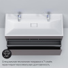 тумба под раковину am.pm inspire 2.0 m50afhx1203egm подвесная 120 см, 3 ящика, цвет элегантный серый, матовый