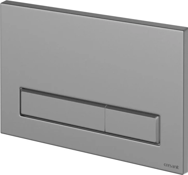 кнопка смыва для инсталляции cersanit blick 64078 пластик, цвет матовый хром