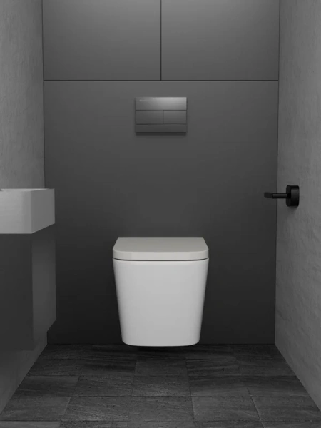 кнопка смыва для инсталляции knotlor bis103gm, вороненая сталь