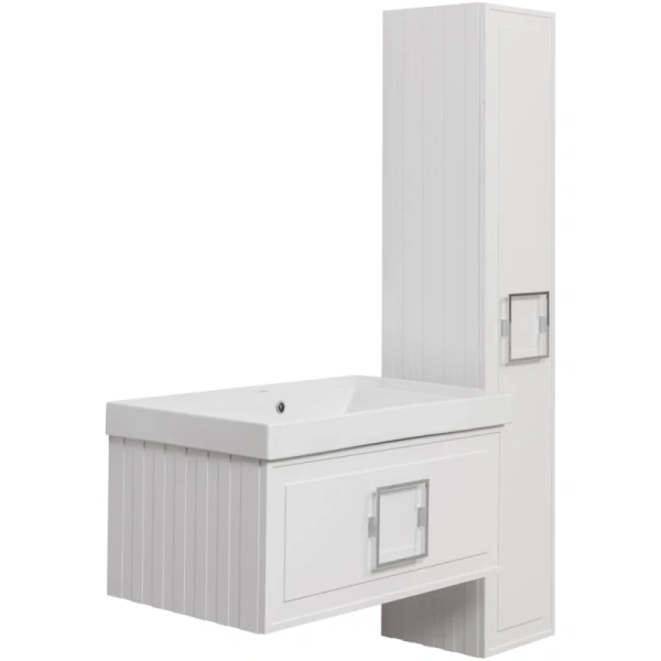 тумба белый матовый 77,6 см la fenice cubo fnc-01-cub-b-80