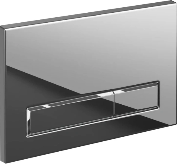 кнопка смыва для инсталляции cersanit blick 64114 пластик, цвет глянцевый хром