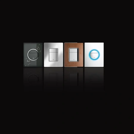 кнопка смыва grohe nova cosmopolitan light 38809000 для инсталляции, с подсветкой по контуру, хром