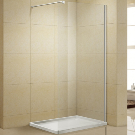 Душевая перегородка Aquanet Cinetic AE12-F-90H190U-CT 90х190 243623 профиль хром, стекло прозрачное