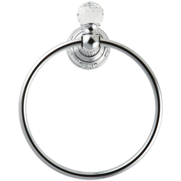 Кольцо для полотенец Migliore Cristalia 16805 цвет хром с кристаллом Swarovski