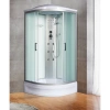 Душевая кабина River Dunay 100x100x26 МТ 10000000183 профиль Матовый хром задняя стенка Белая
