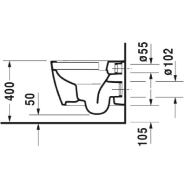 унитаз duravit me by starck rimless 45300900a1 подвесной, безободковый, с сиденьем микролифт, белый