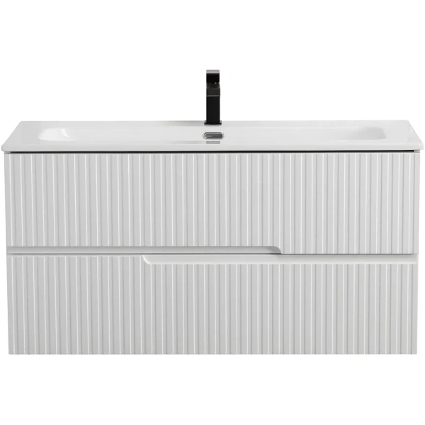 тумба под раковину cezares duet-n 100 duet-n-1000-2c-so-bl подвесная bianco lucido