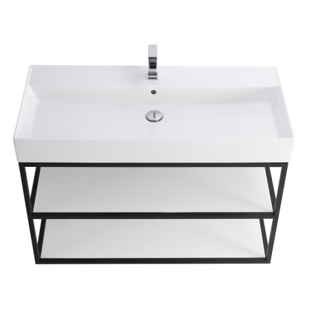 полка для консоли под раковину cezares cadro 100 cadro-100-mens-bianco белая матовая полка для консоли под раковину cezares cadro 100 cadro-100-mens-bianco белая матовая