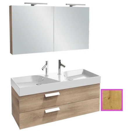 Тумба под раковину Jacob Delafon Rythmik 120 EB1305-E70 подвесная Арлингтонский дуб