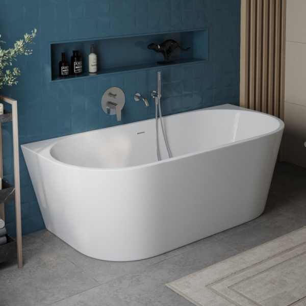 ванна акриловая пристенная belbagno bb710-1700-800