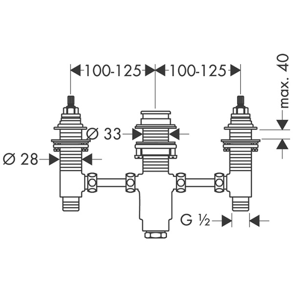 скрытая часть axor 15484180