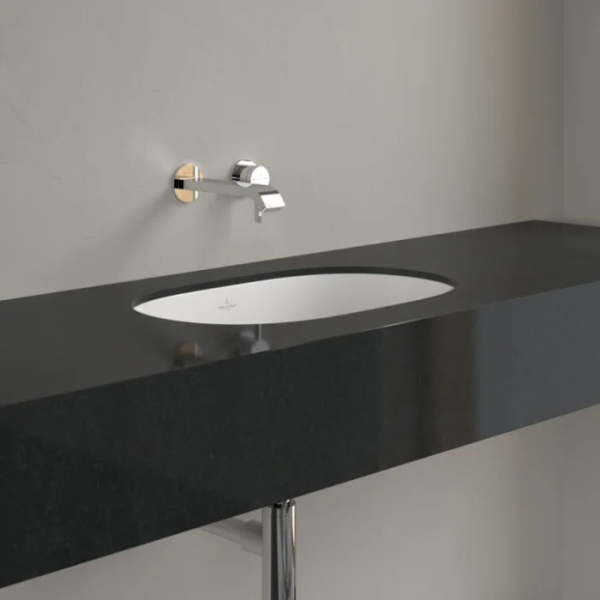 раковина встраиваемая villeroy & boch o novo 416250r1 , с покрытием ceramicplus, цвет альпийский белый