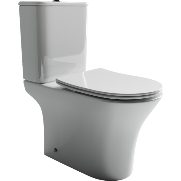 бачок для унитаза ceramicanova fortuna rimless cn9001-t, двойной смыв 3/6л