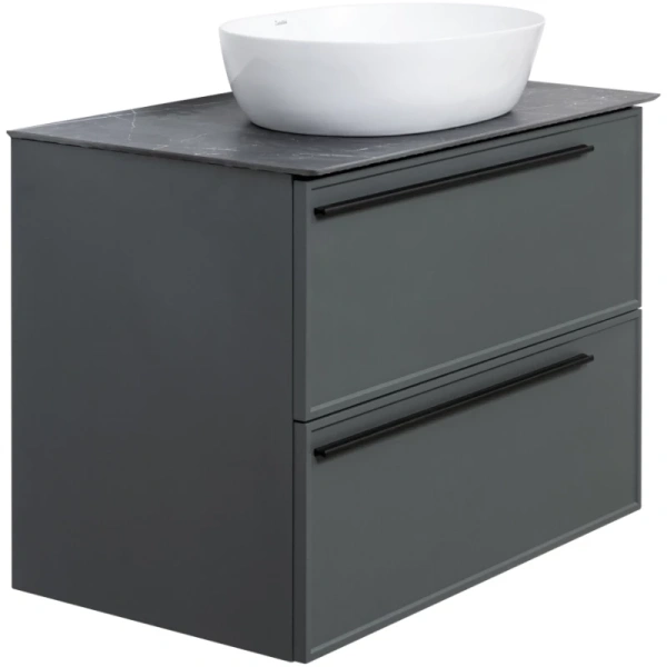 тумба серо-зеленый матовый 77,6 см la fenice elba twin fnc-01-elb-g-80-2