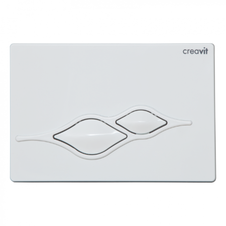 Кнопка для инсталляции Creavit Ufo GP1001.00 цвет белый