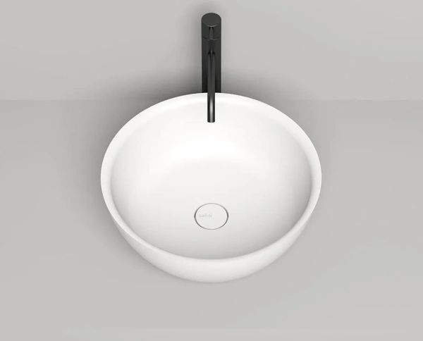 раковина накладная 42.5х42.5 см.salini alda 02 1102110g , s-sense, цвет: белый
