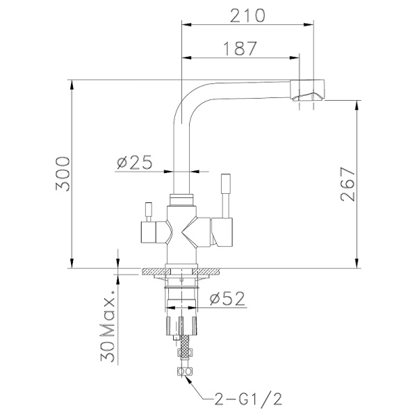 смеситель для кухни lemark expert lm5061s нержавеющая сталь