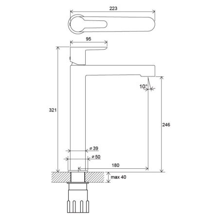 смеситель для раковины ravak puri pu 015.00 x070114 хром