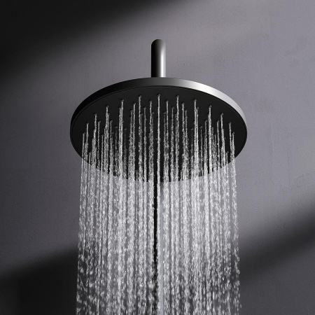 душевая система am.pm x-joy f0785a422 с термостатом, черный матовый