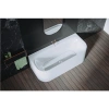акриловая ванна riho desire back2wall b089003005 180x84 белая глянцевая