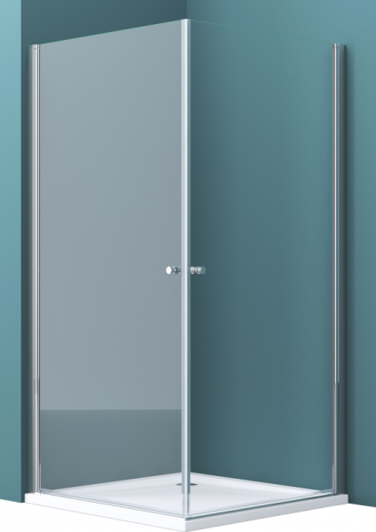 душевой уголок belbagno etna 90х100 etna-ah-2-90/100-c-cr профиль хром стекло прозрачное
