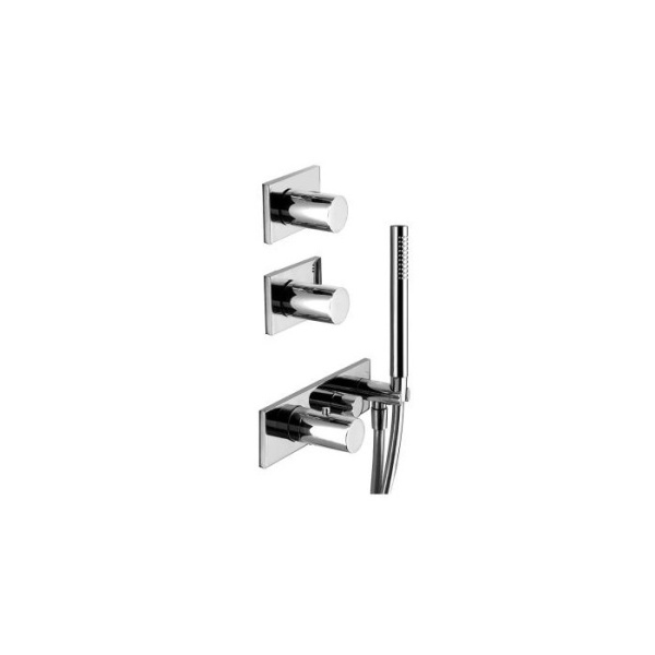 Смеситель для душа Fantini Milano 31 93 4713B термостатический, матовая сталь