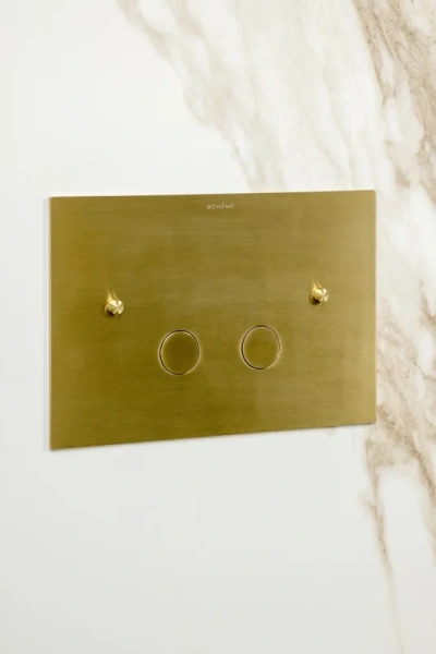 кнопка смыва boheme 647-mg ультраплоская, matt gold