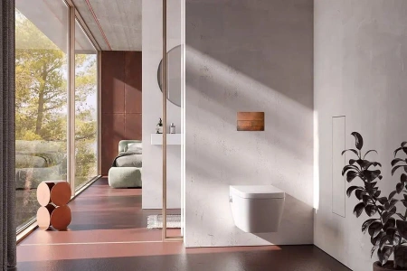 кнопка смыва tece tecesquare ii 9240845 для инсталляции, ржавая сталь