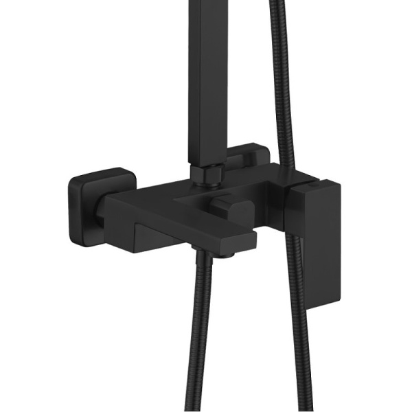душевая система haiba hb24803-7 черный матовый