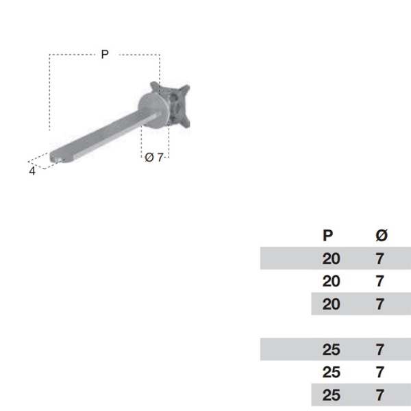 излив antonio lupi indigo nd922gr grafite для раковины